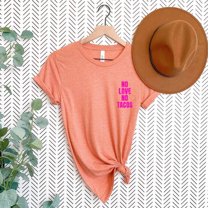 Axle Rose Co - Wholesale Sublimation Transfer - Pocket No Love No Tacos transfer