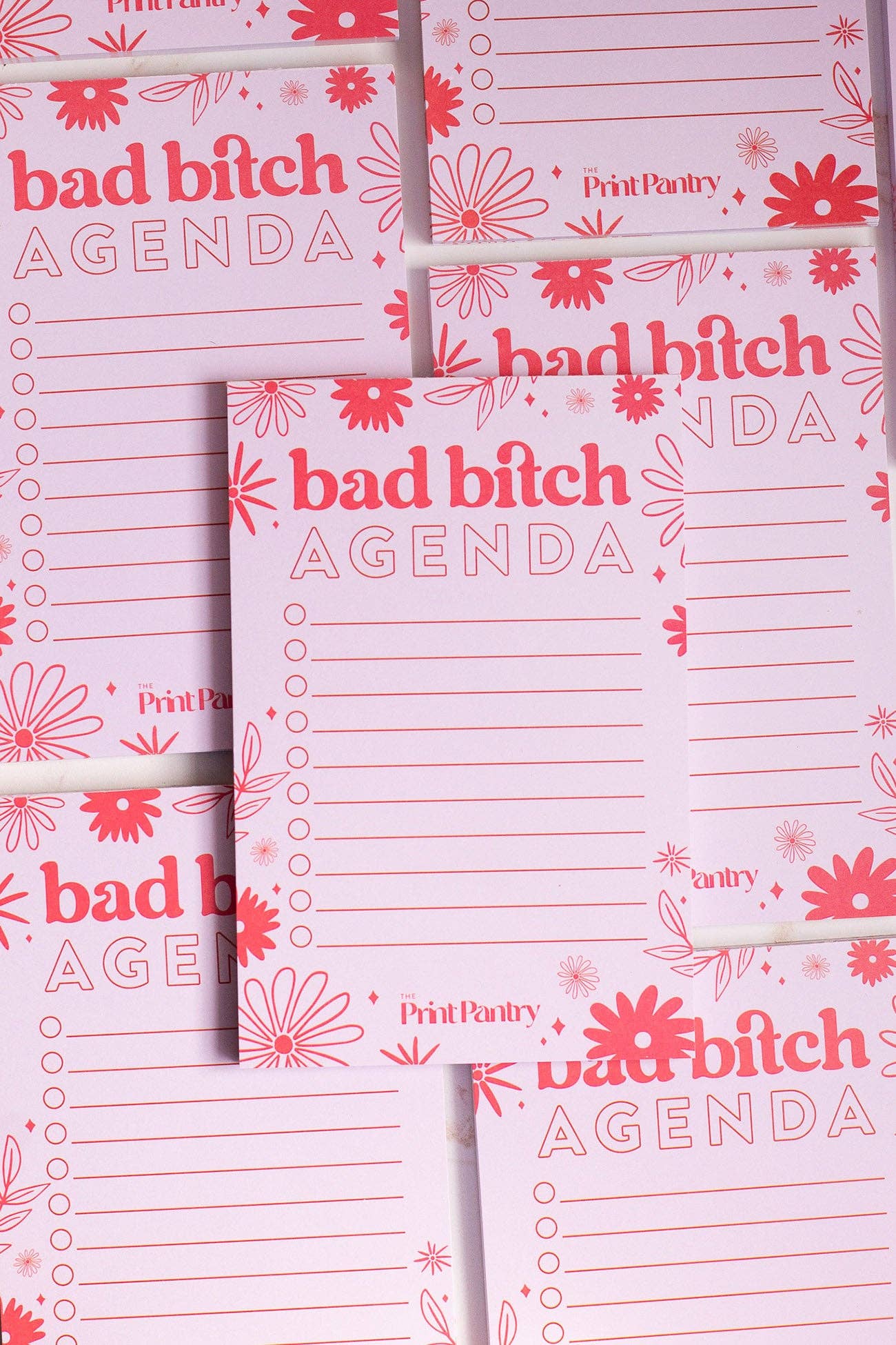 The Print Pantry - Wholesale Notepad - Bad Bitch Agenda Notepad5