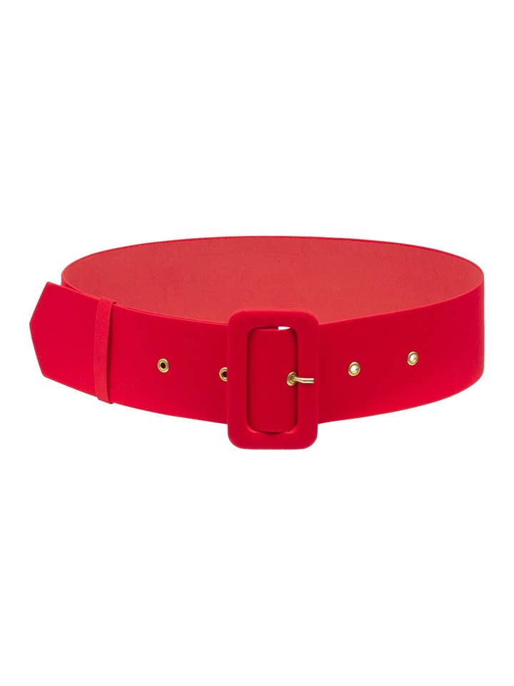 Ceinture à boucle rouge pour la vente par Marianna Déri GmbH
