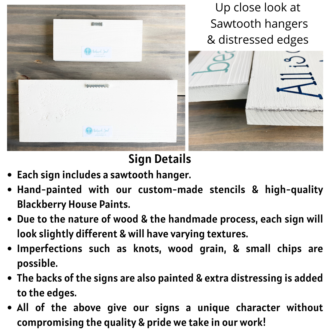 Anchored Soul Designs – Großhandel Schilder – Segelboot-Schild, nautisches Stranddekor, Küstendesign, See1