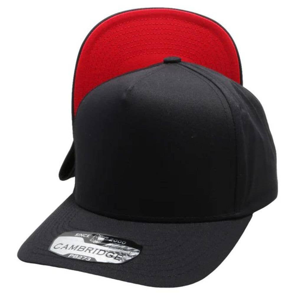 DOBBI - Wholesale Flat Brim Cap - Unisex - CAMBRIDGE 5 PANEL HIGH FRAME15