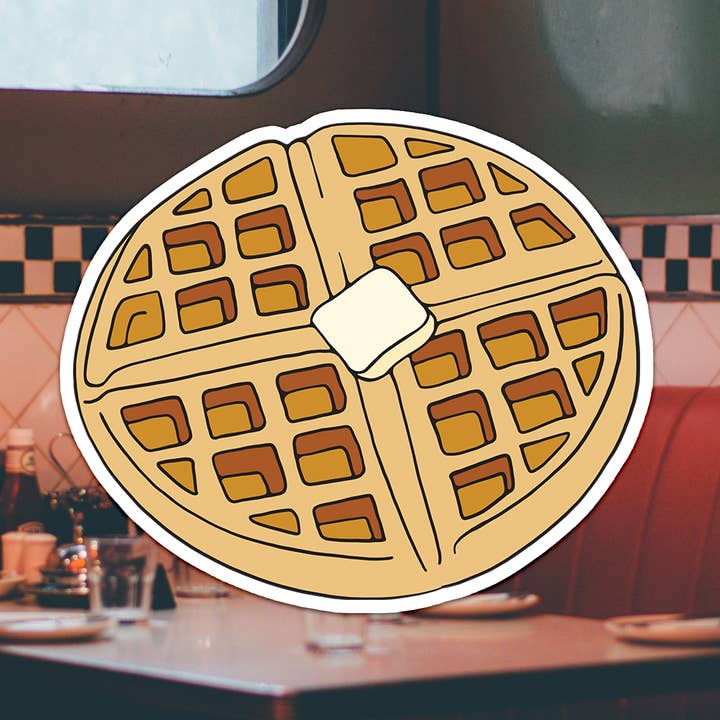 Waffle Sticker for wholesale by DesignwithMurial