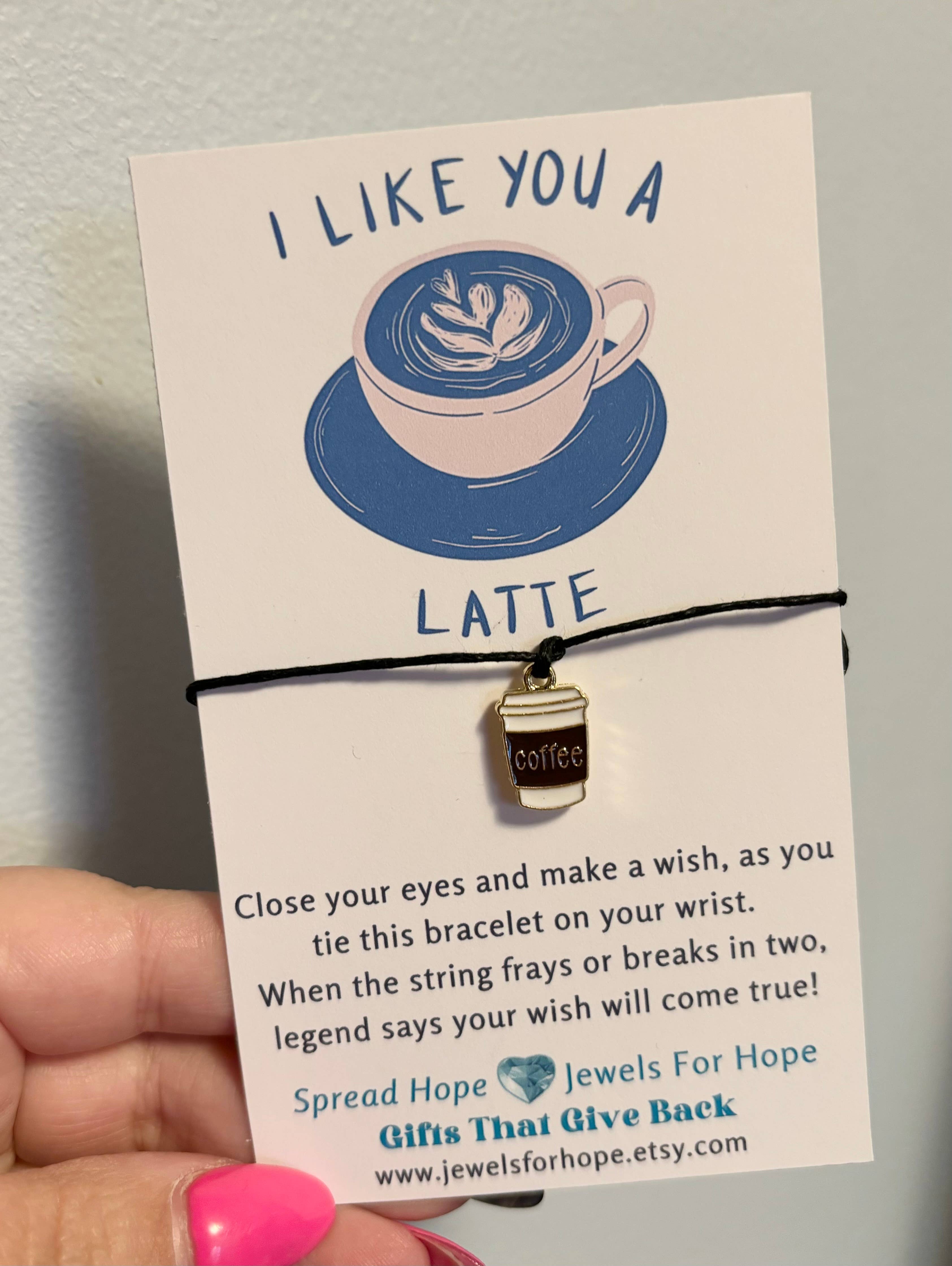 Jewels For Hope - Vente Bracelets à breloques/pendentifs - Bracelets de souhaits inspirants Surprise Set - Petits articles cadeaux7