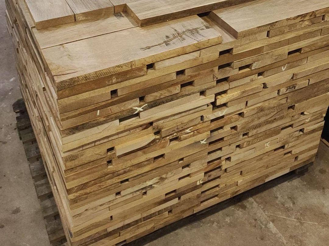 Cravtboard - Wholesale Cutting Board - Pallet of oak boards 50cm, 0.89m³, European oak BC3