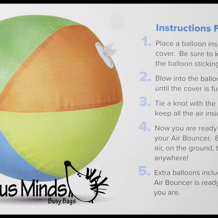 Curious Minds Toys - Wholesale Inflatable Toy - Kids & Baby - 1 Air Bouncer - Balloon Wrap - Inflatable Ball - Indoor Safe1