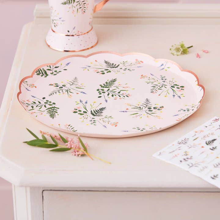Paper Plates - Floral for wholesale by Ginger Ray