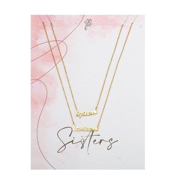 Necklace Big Little Sister for wholesale by SHINE BUY