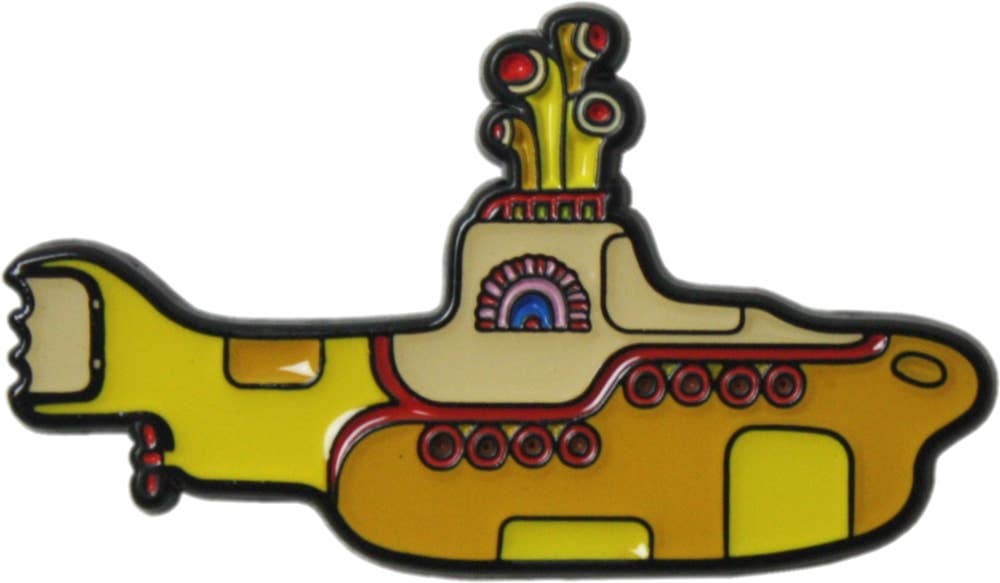Square Deal Recordings & Supplies – wholesale Lapel pin/button – Enamel Pin - The Beatles Yellow Submarine - Rock Music Band1