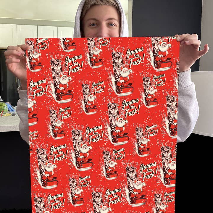 JOYOUS as FK! Giftwrap / roll of 2 for wholesale by offensivedelightful
