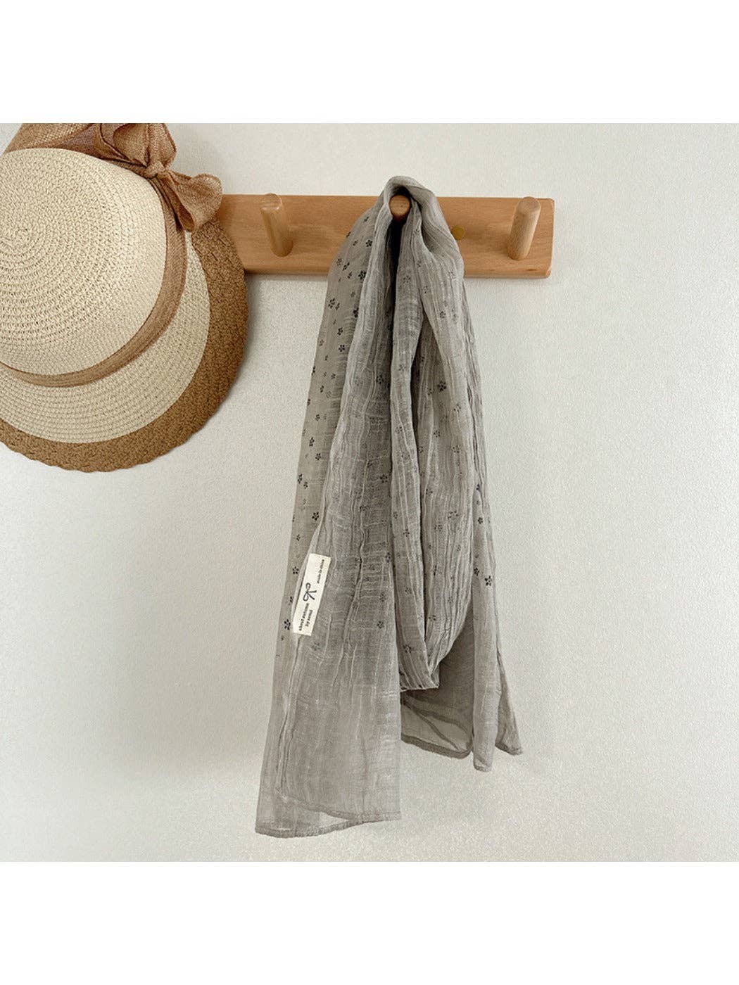 Funkyrel® Atzbranding Limited - Wholesale Sjaal - Dames - Scarvii - Zachte Sjaal met Bloemenpatroon3