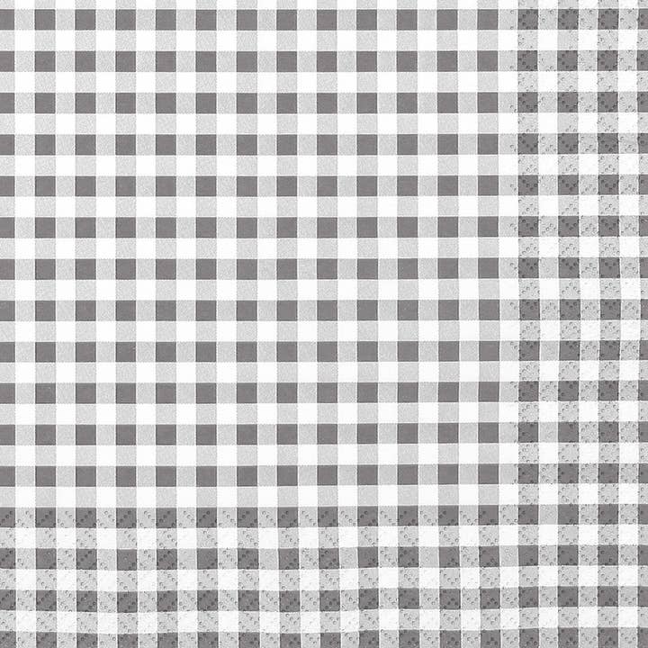 Home Fashion - Carl Dietrich GmbH - Wholesale Dinner & Cloth Napkin - Lunch napkins checkered grey