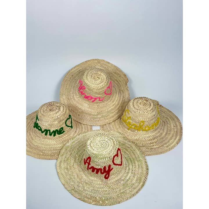 Mikwi - Wholesale Straw Hat - Women's - Personalised Straw hat - DECORATIVE STRAW HAT - Moroccan hat5