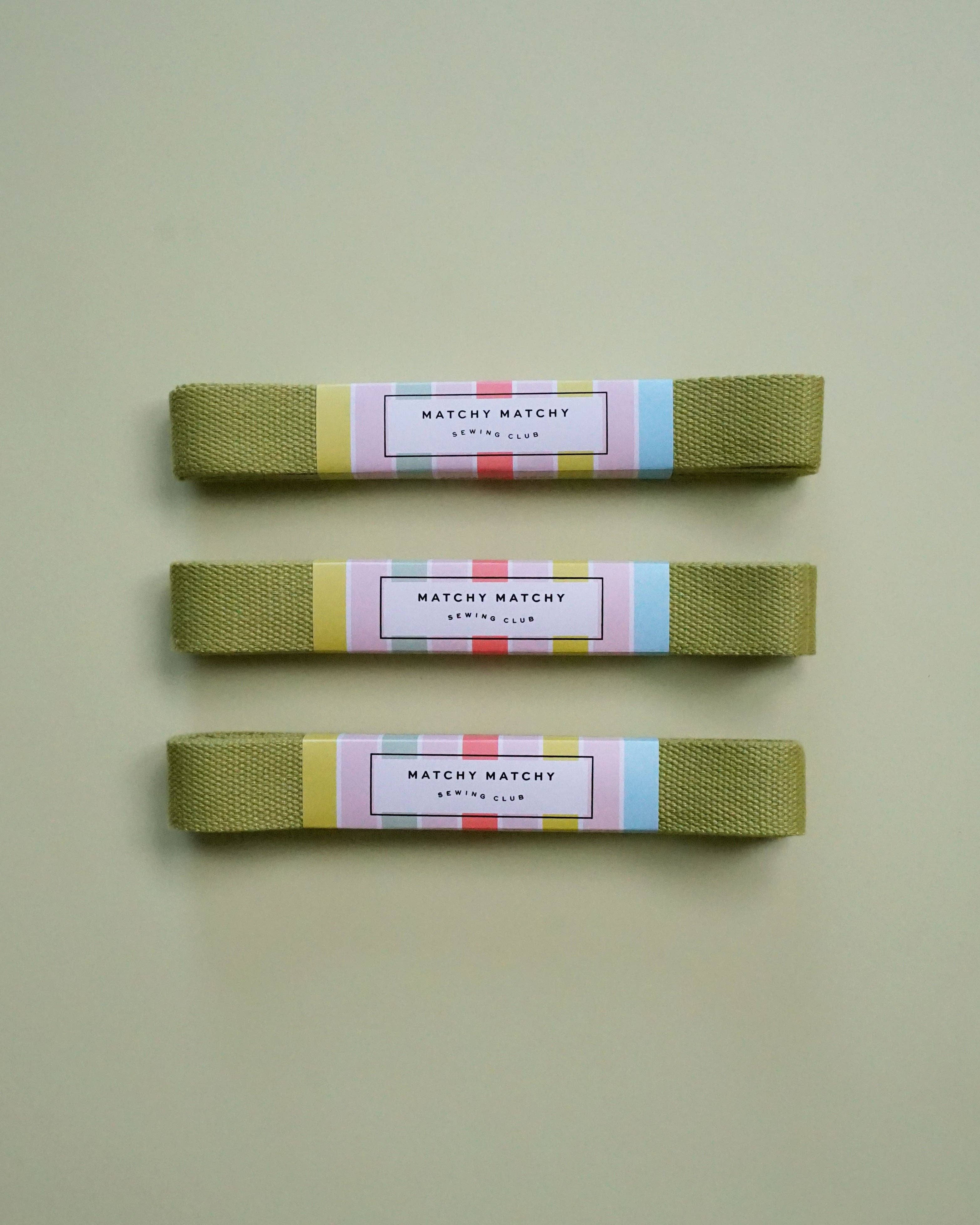 Matchy Matchy Sewing Club - Wholesale Craft Supplies - Lime Webbing1