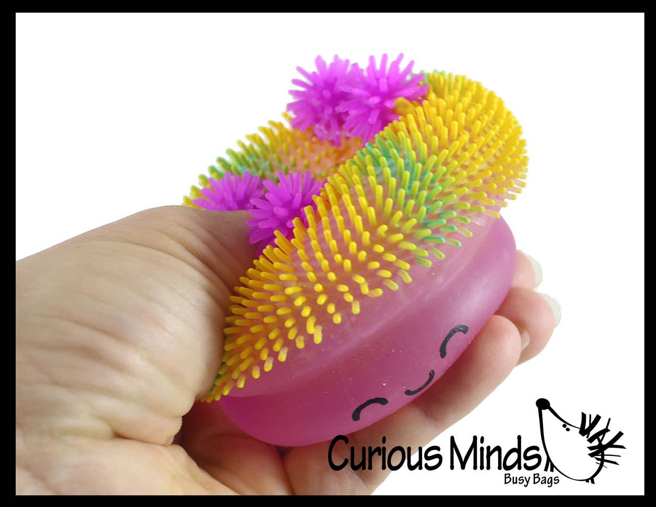 Curious Minds Toys - Wholesale Fidget Toy - Kids - 1 Mushroom Sugar Puffer Ball - Thick Glue/Gel Syrup Molasses9