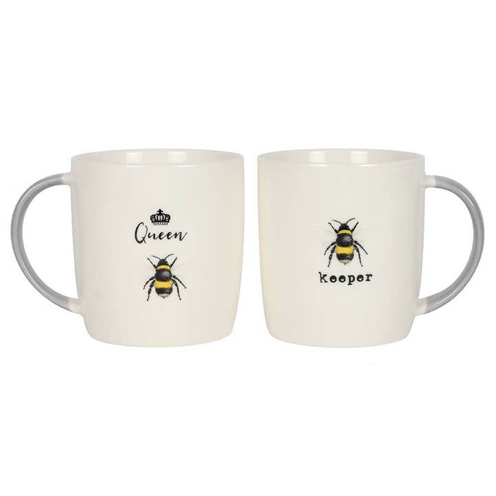 Something Different Wholesale - Wholesale Coffee Mug - Queen Bee and Bee Keeper Mug Set