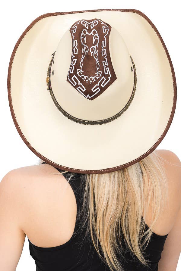 Cap Zone - Wholesale Cowboy Hat - Women's - Embroidered Vaquero Western Cowboy Hat4