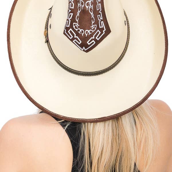 Cap Zone - Wholesale Cowboy Hat - Women's - Embroidered Vaquero Western Cowboy Hat4