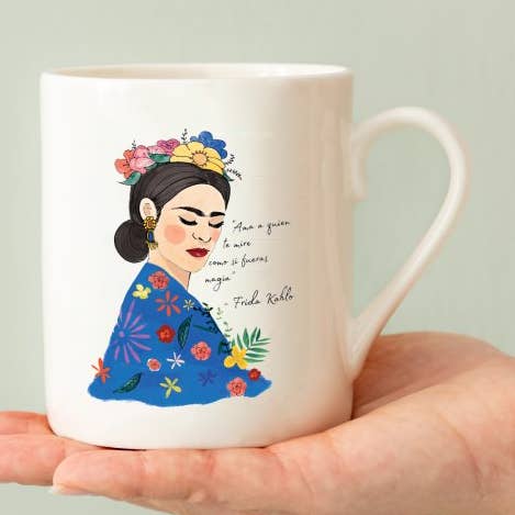 Frida Acuarela ceramic mug for wholesale by DesignPlace