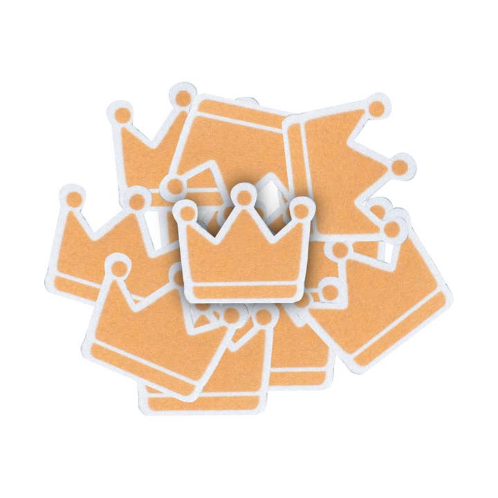 Gold Crown Stickers - Pack of 40 for wholesale by YUDAE