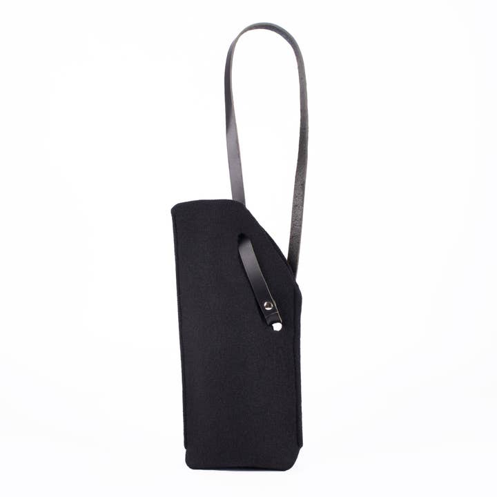 Felt Wine Sling, Single Bottle for wholesale by Oberon Design