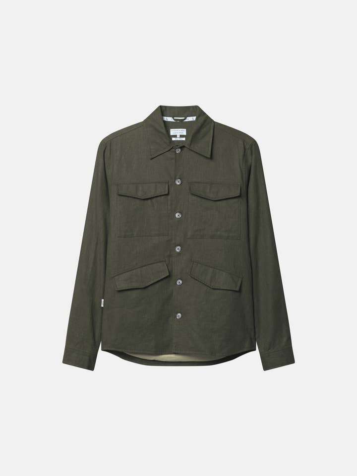 Safari Shirt Linen Blend für den Großhandel von COLOURS & SONS
