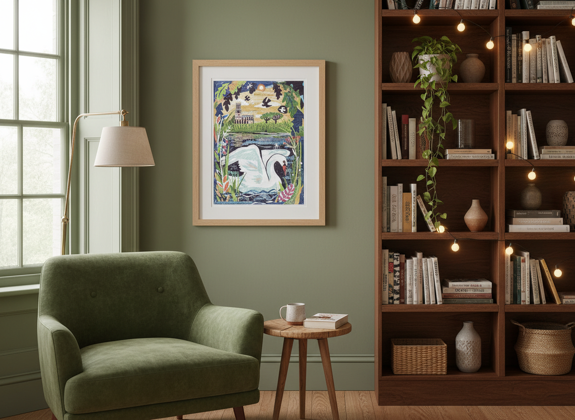 Jamie Poole – wholesale Art print – Summer Evening A3 Print on Silk Stock3