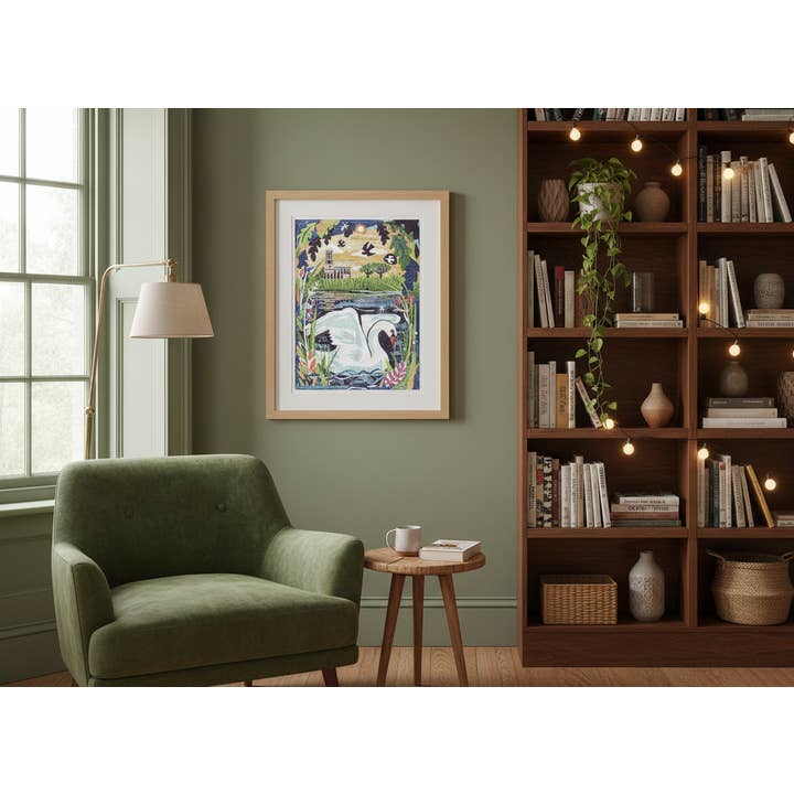 Jamie Poole – wholesale Art print – Summer Evening A3 Print on Silk Stock3