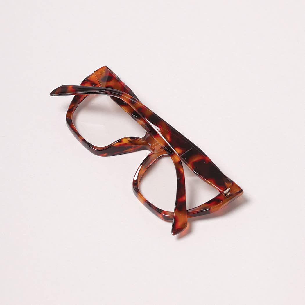 12 VERSCHILLENDE KLEUREN Modieuze bril met helder montuur en heldere lens voor groothandel op Faire11