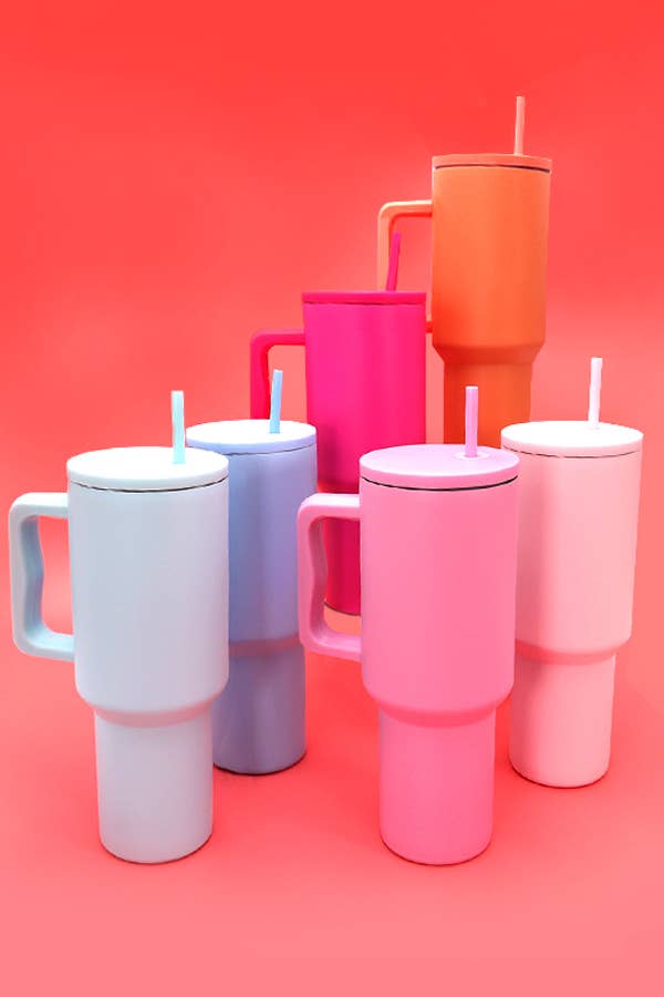 JOSSLYN by wall to wall - Wholesale Geïsoleerd drinkgerei - MODISH 40OZ BEKER MET RIETJE | DT12012