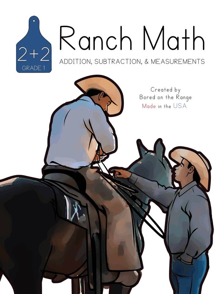 Ranch Math Grade 1: Addition, Subtraction, & Measurements for wholesale by Bored on the Range, LLC