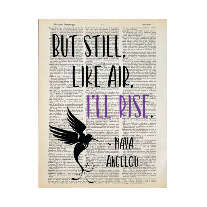 But still, like air | Dictionary Print | Vintage Book Art for wholesale by Bookish Birds