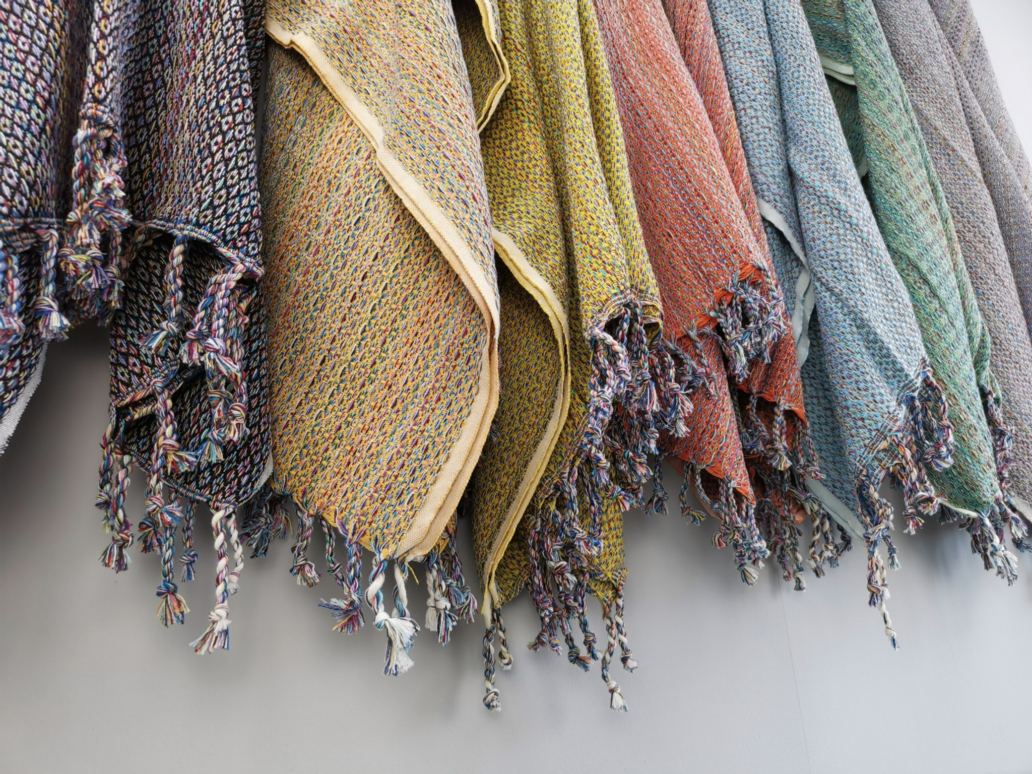 Buluty - Wholesale Throw Blanket - Multicolor Turkish Cotton Throw Blanket Towel, Peshtemal7