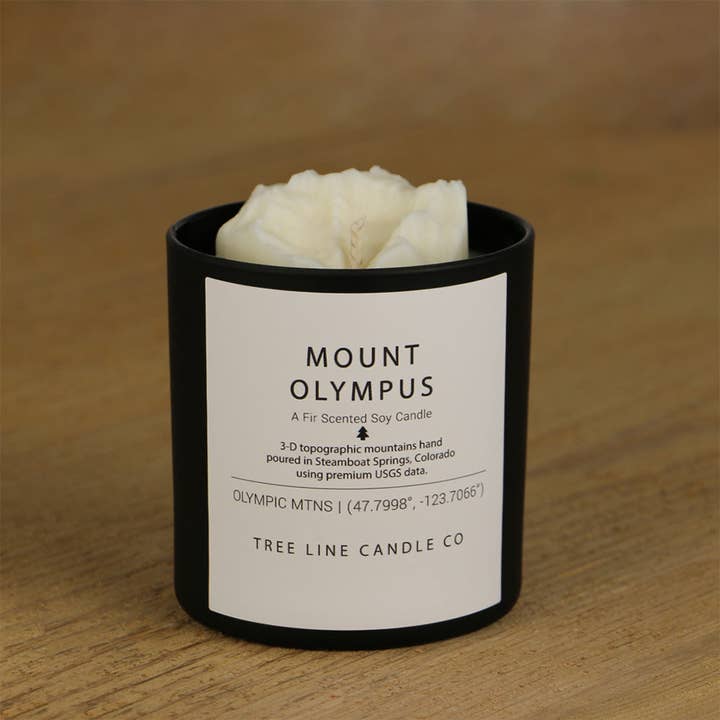 Tree Line Candle Co – Vela em jarro/copo por atacado – Monte Olimpo Washington