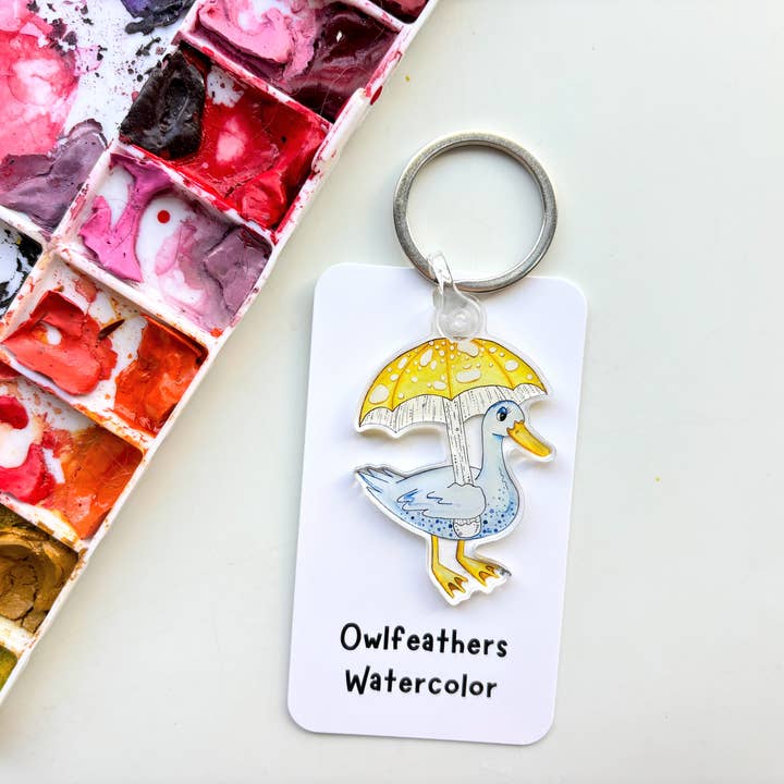 Duck Umbrella Rain Keychain – Springtime Animal Accessory and other Purchase Wholesale the original duck umbrella. Free Returns & Net 60 Terms on Faire trending on Faire.