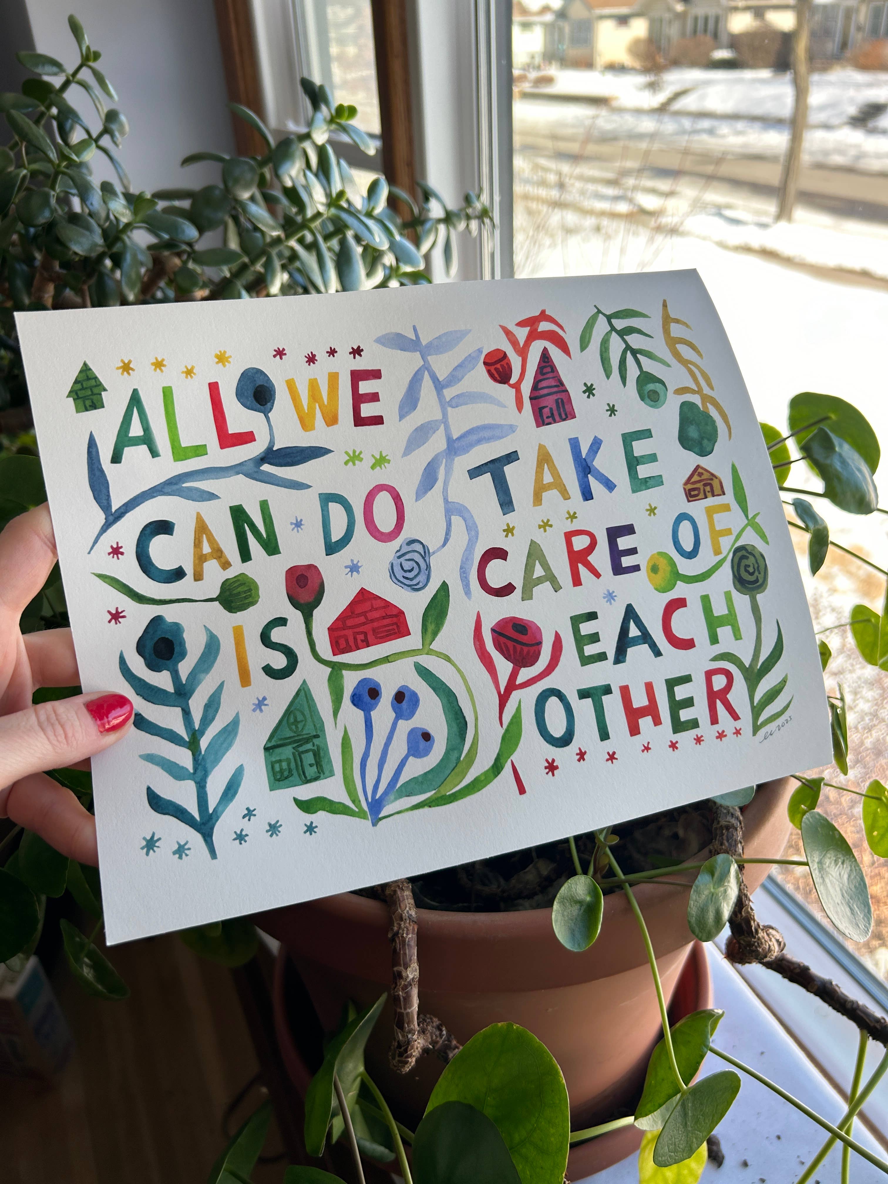 Rare Press - Wholesale Art Print - Take Care Giclée Print -- Bestseller 4