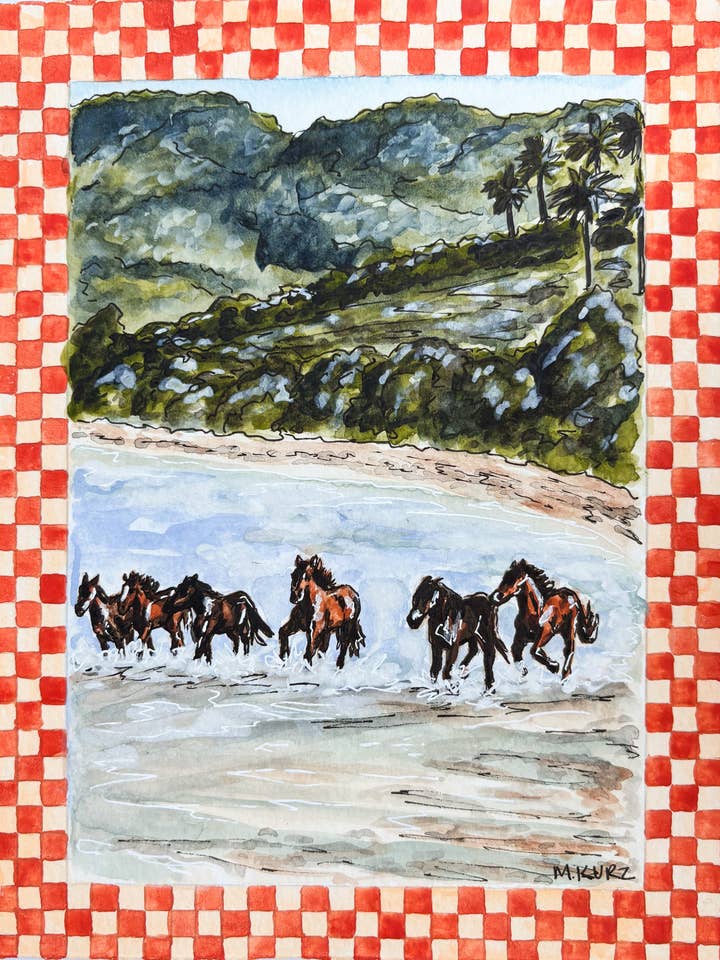 Run Wild Print for wholesale by Makenzie Kurz Art