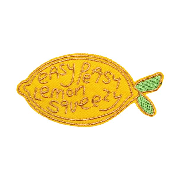 "Supersimpel Citroenknijper" Citroenpatch voor wholesale door The Charm Bar Company