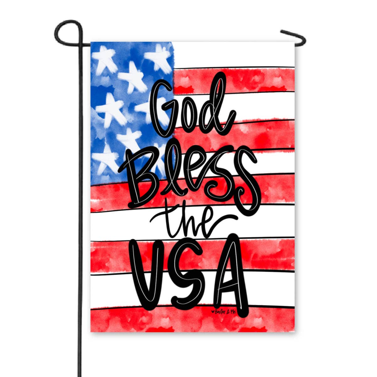 Baxter & Me - Wholesale Flag - God Bless the USA Flag Garden Flag1