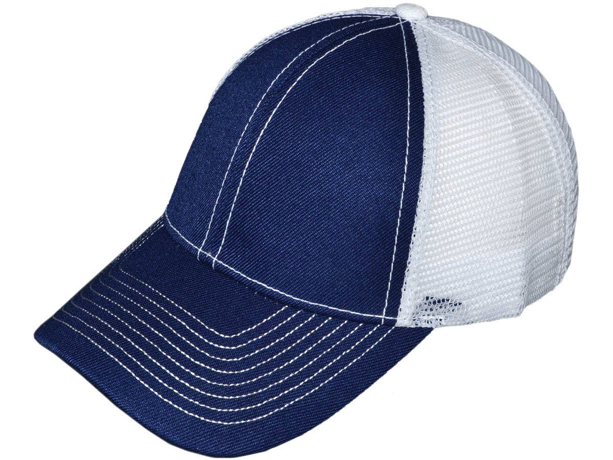 Buck Wholesale – Engroshandel Trucker hat - Unisex – Kontrastsyning Trucker Hatte - BK Caps Structured 6 Panel5