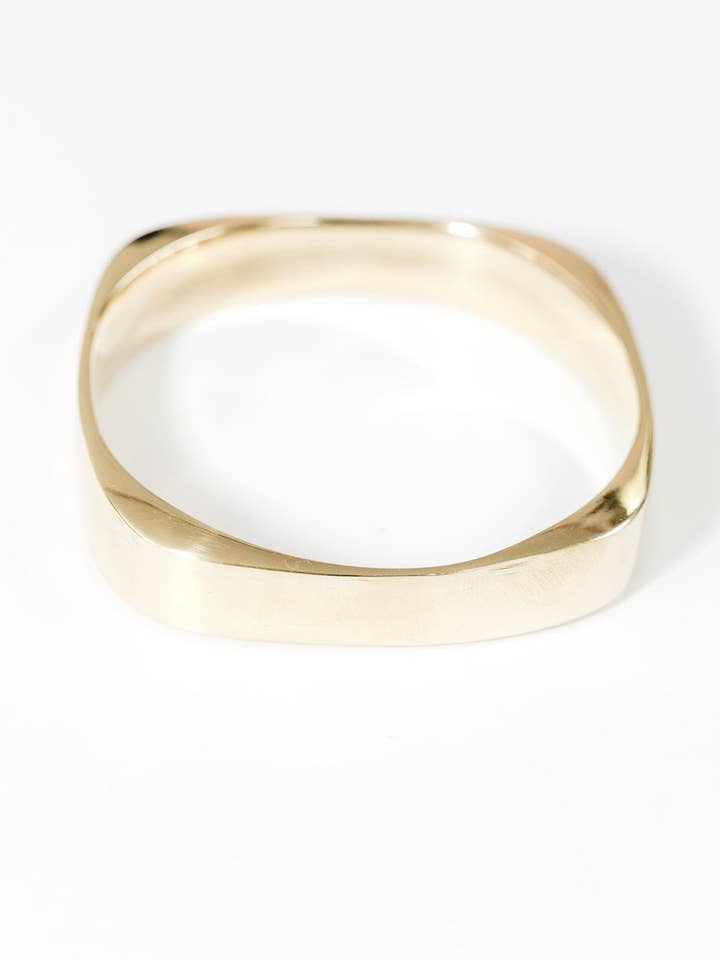Square Bangle II for wholesale by ABBY ALLEY