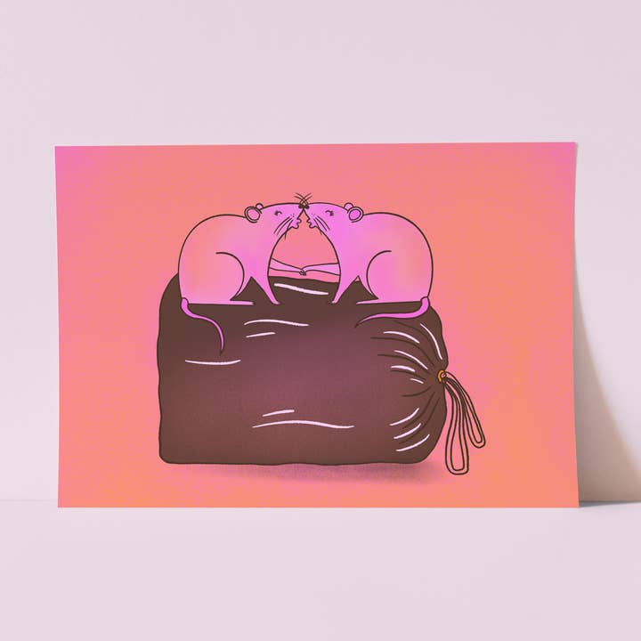 Salad Days - Wholesale Art Print - Rat Trash Romance0