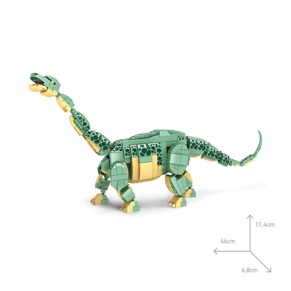 AJ Aguiar - Wholesale Build-a-Toy - Kids - Brontosaurus Dino 6+ Connectors Twists2