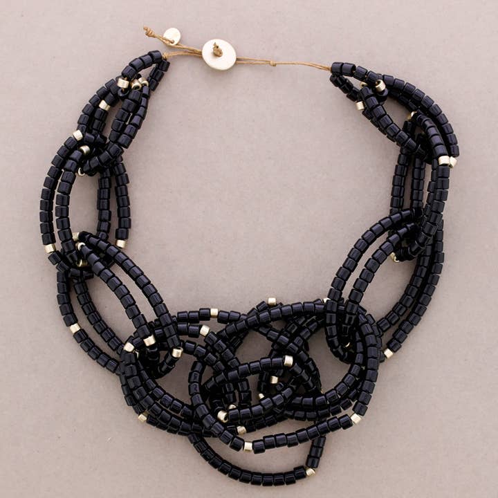 Halsketting met kralen van hars voor wholesale door Sonata