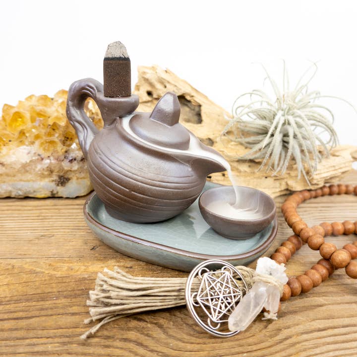 Celestial Habit - Wholesale Incense Holder - Tiny Teapot Backflow Incense Burner