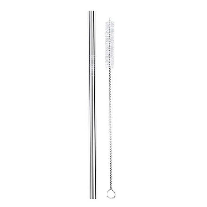Smoothie Straw Pack with Vegan Cleaning Brush - Stainless Steel and other Purchase Wholesale smoothie packs. Free Returns & Net 60 Terms on Faire trending on Faire.