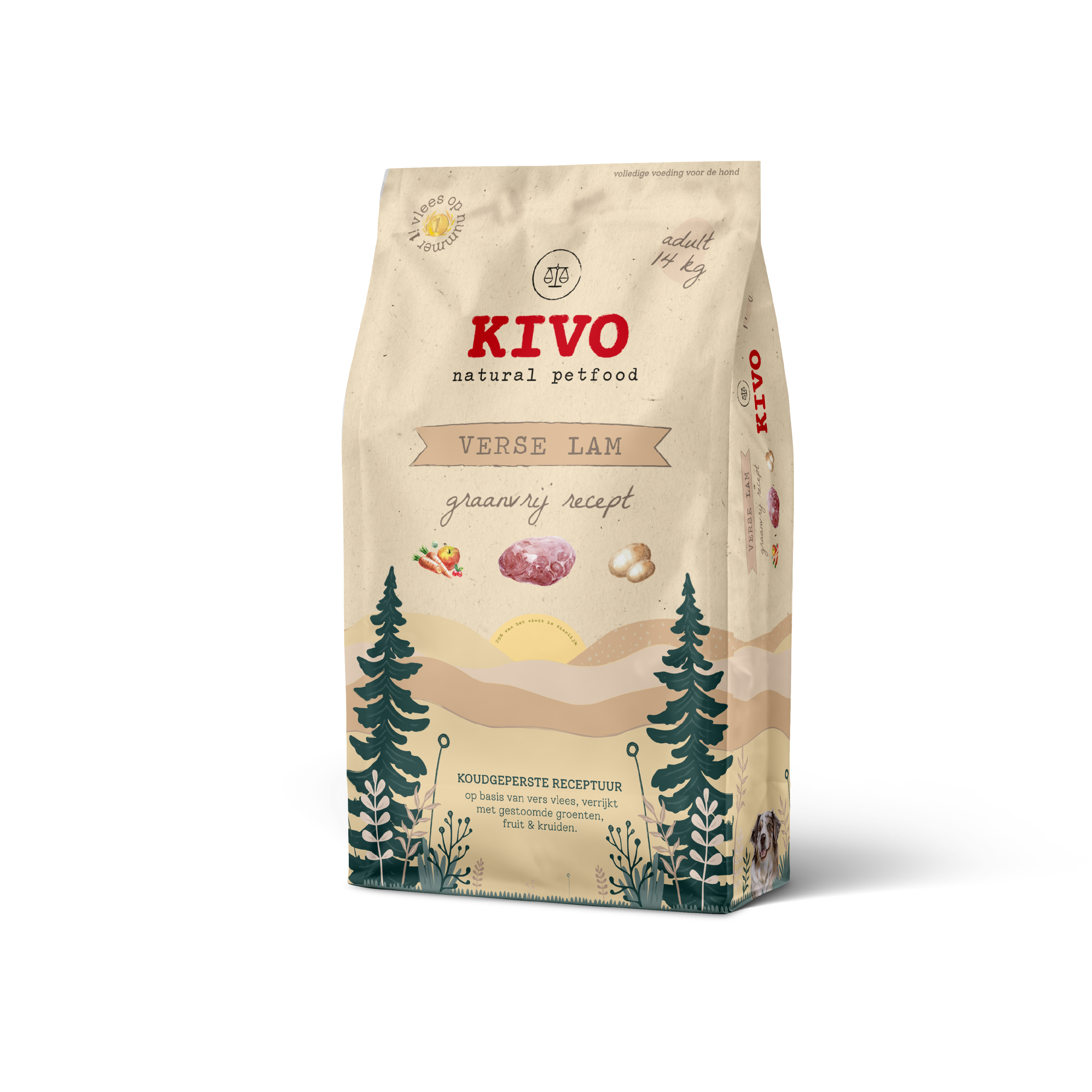 Kivo Petfood - Vente Nourriture – chien - Agneau frais - pressé à froid - sans céréales1