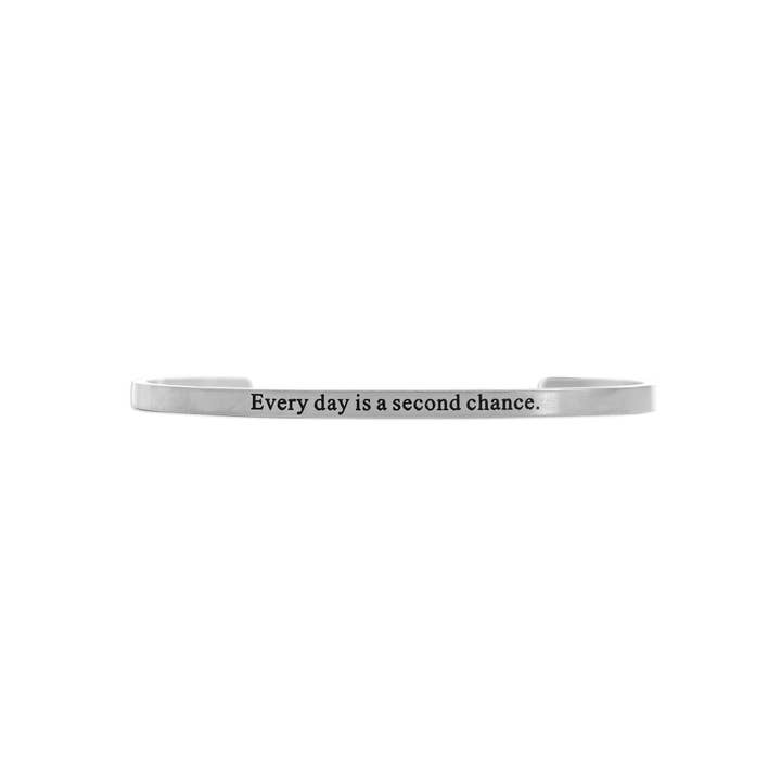 WJW - Wholesale Bangle Bracelet - 18K Gold PVD Stainless Steel Every day is Engraved Bracelet2