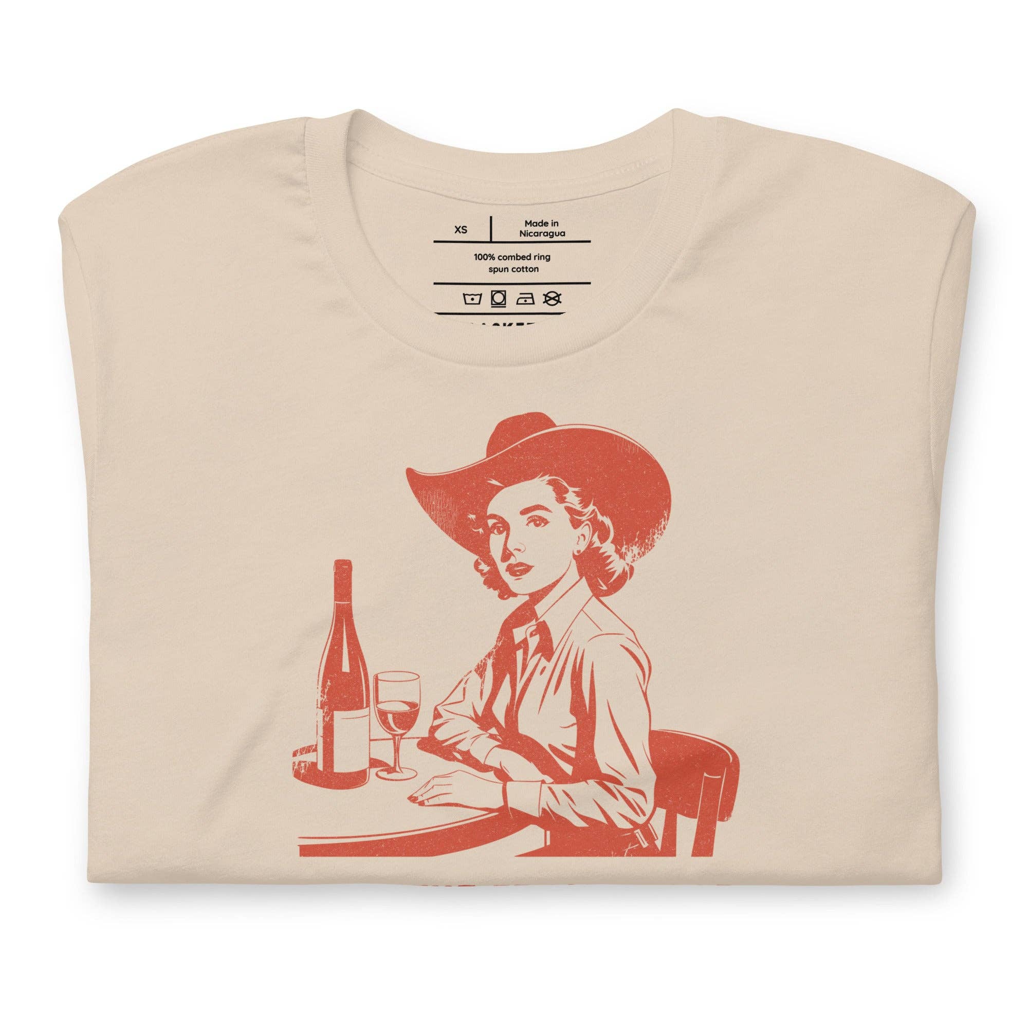 Rackette Club - Wholesale Screen Printed T-Shirt - Women's - Shut the front door t-shirt3