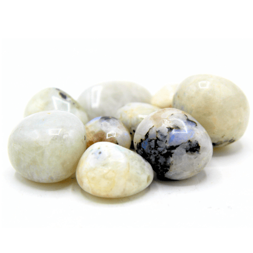 Green Tree – wholesale Spiritual stone/crystal –  White Labradorite 'A' Tumbled Stones 200 gr1