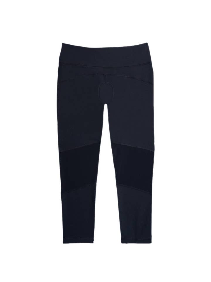 Negro Go Commando Yoga, Capri negro de venta al por mayor en Faire
